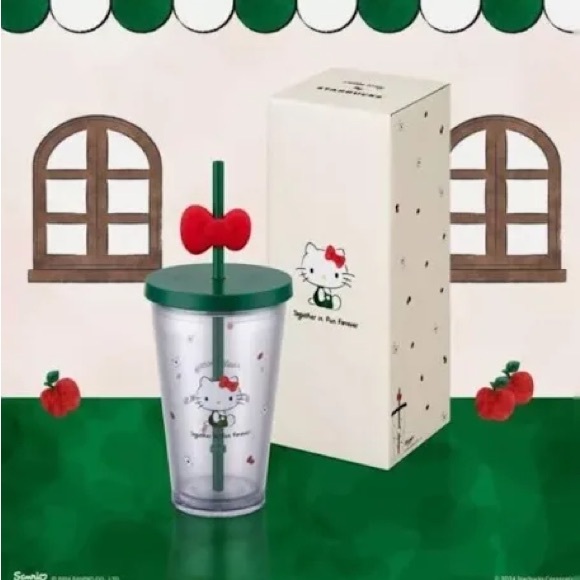 Starbucks x Hello Kitty Cold Cup -16oz - Picture 1 of 3